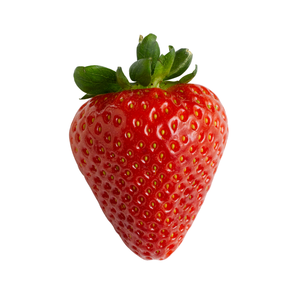 Клубника сверху