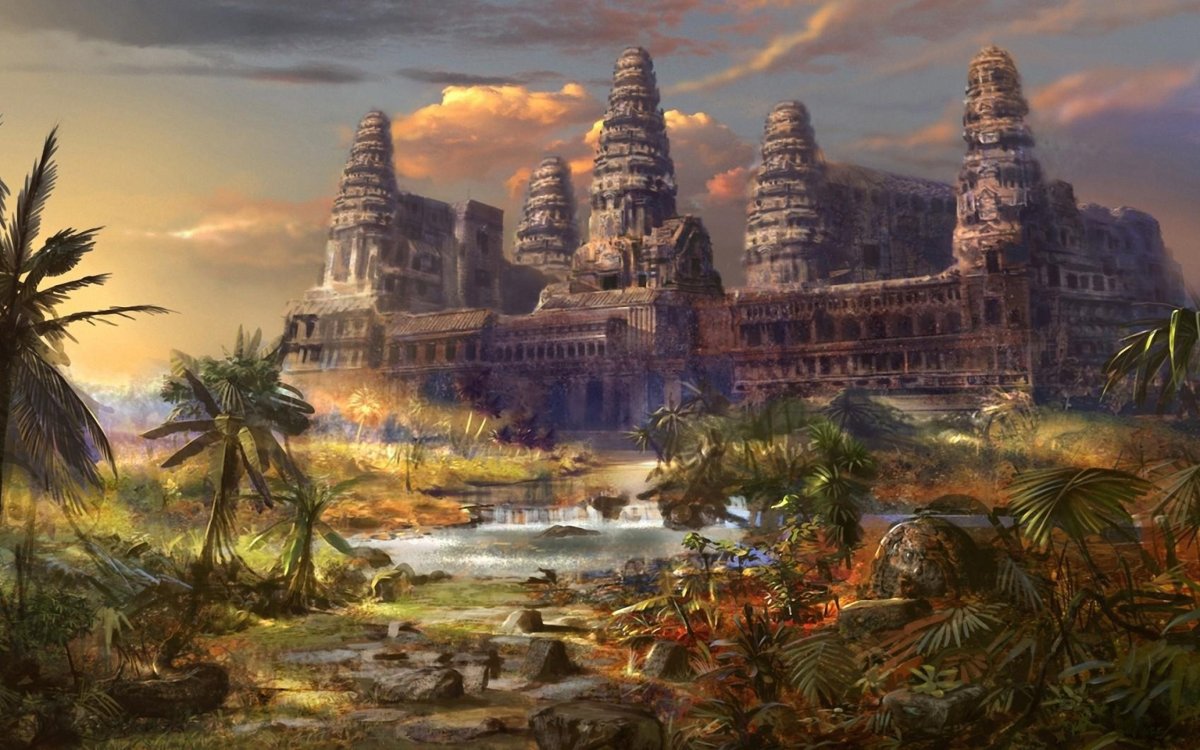 Фэнтези город