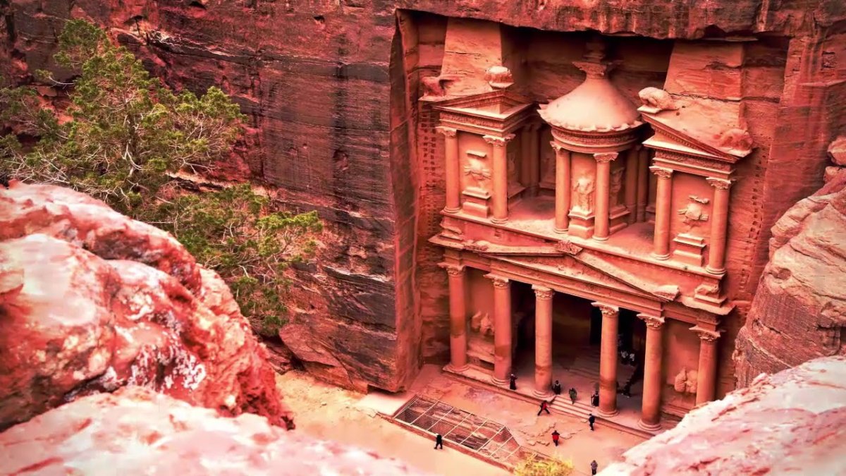 Город Петра в Иордании