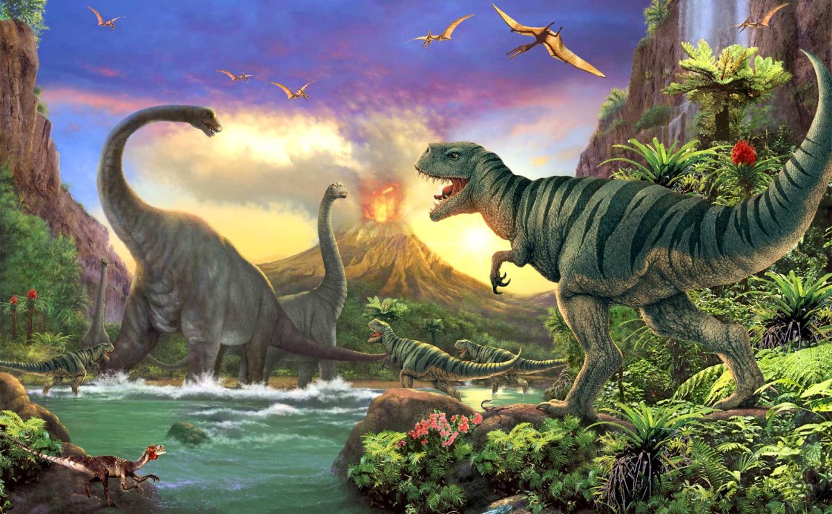 Динозавр рисунок