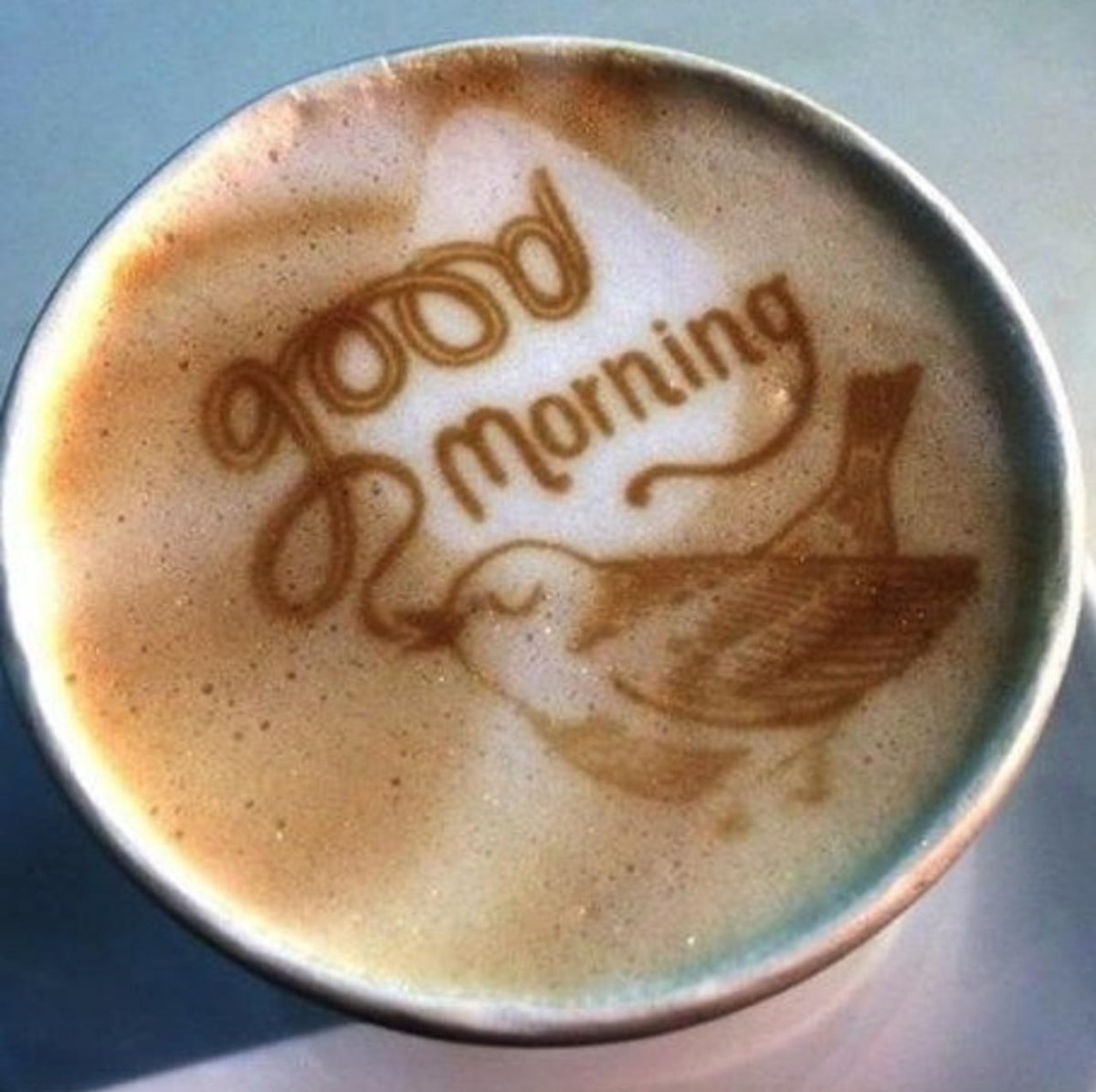 Надписи на кофейной пенке