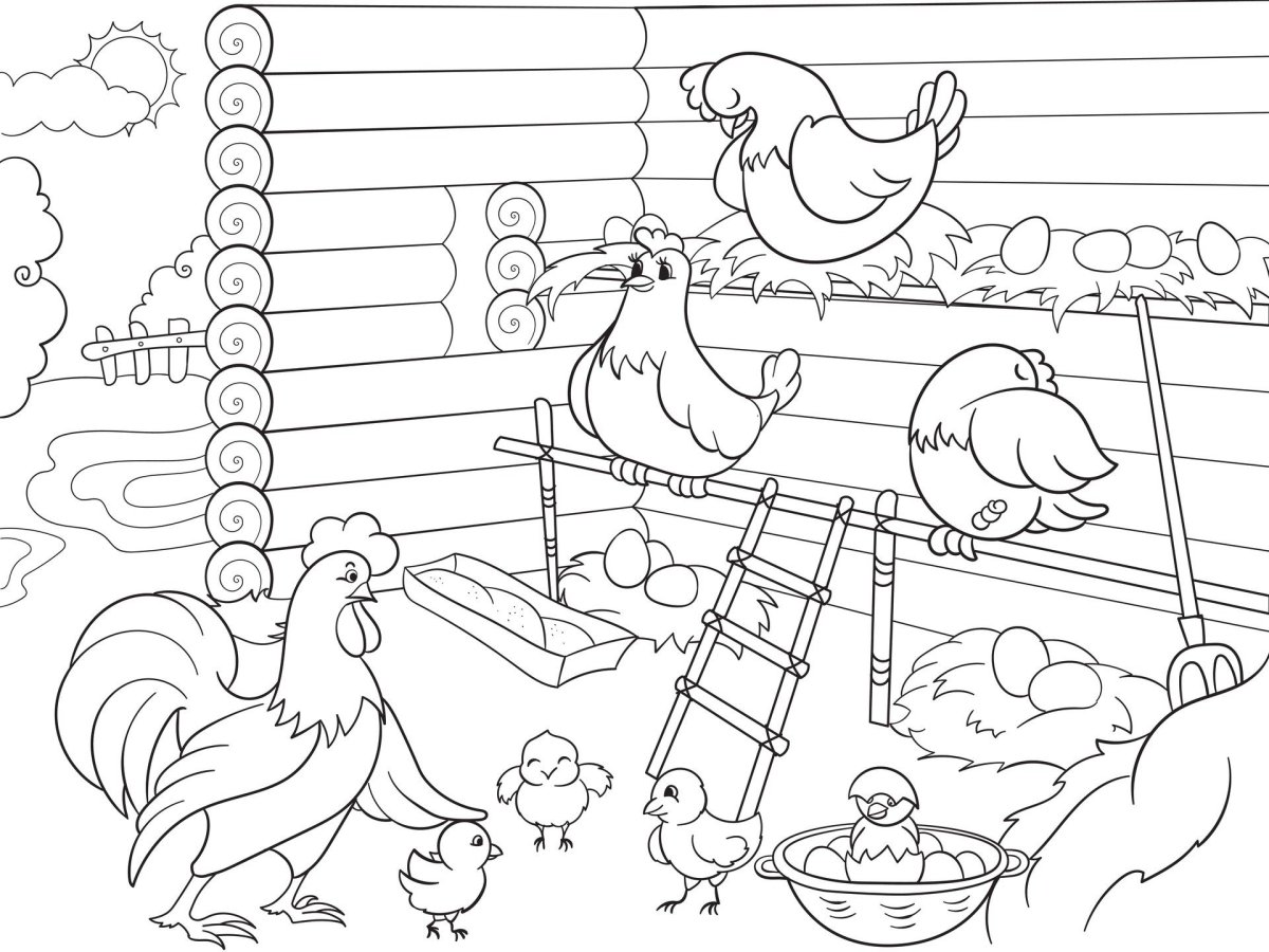 Птичий двор Нищева