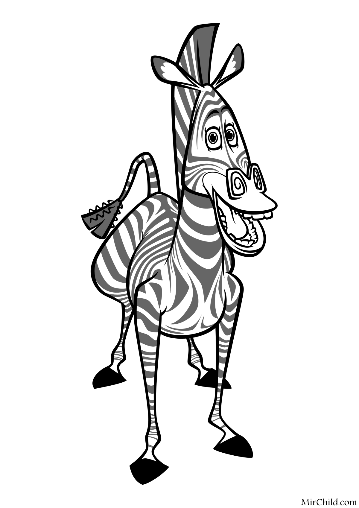 Мадагаскар Зебра Марти