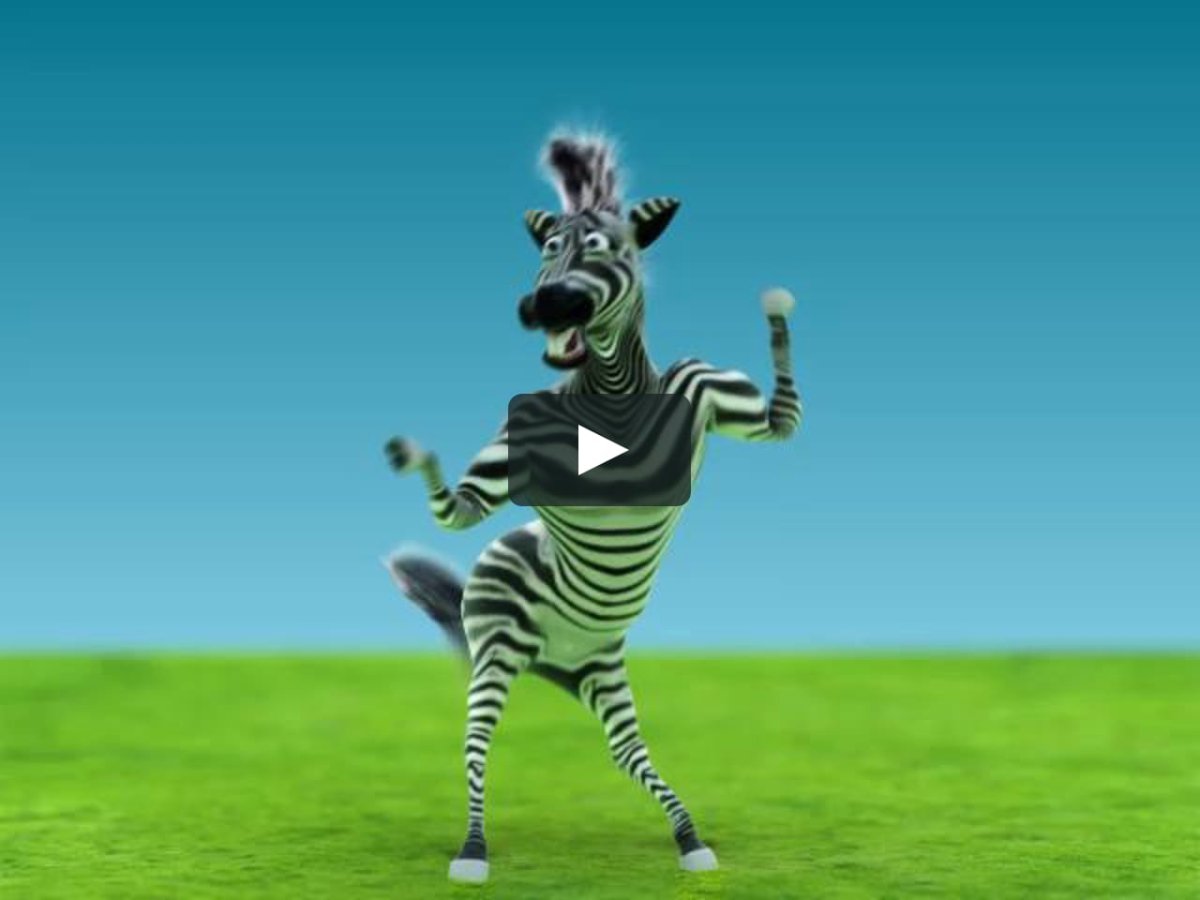 Герои Мадагаскара Зебра Марти