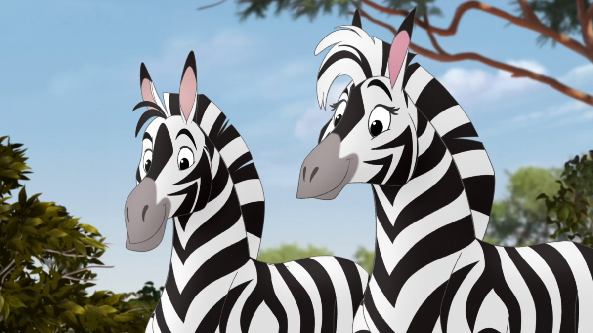 3 Д Зебра Мадагаскар детскую комнату