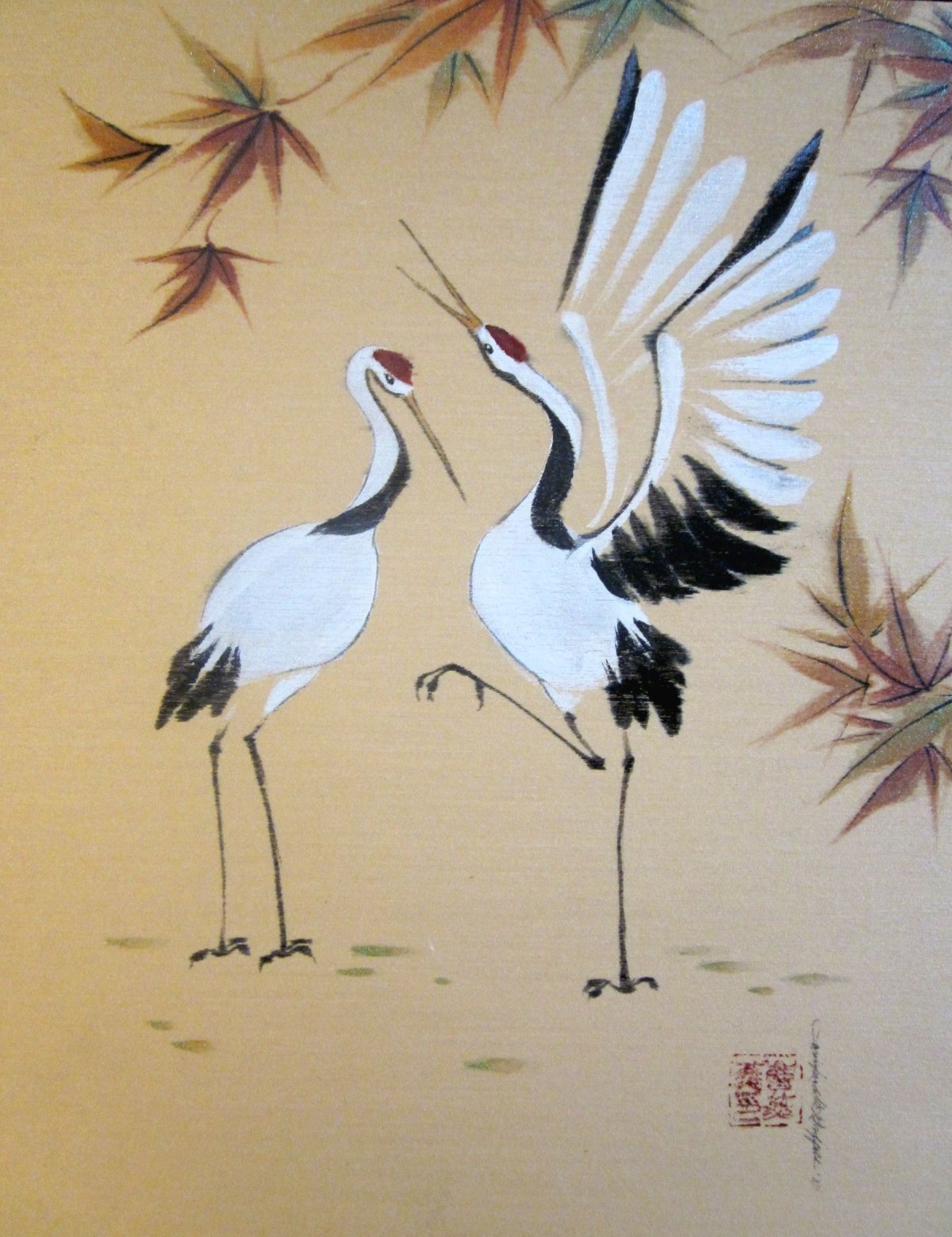 Аисты и Цапли в орнаменте