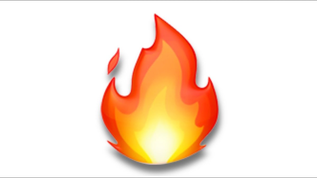 Смайлик огонек