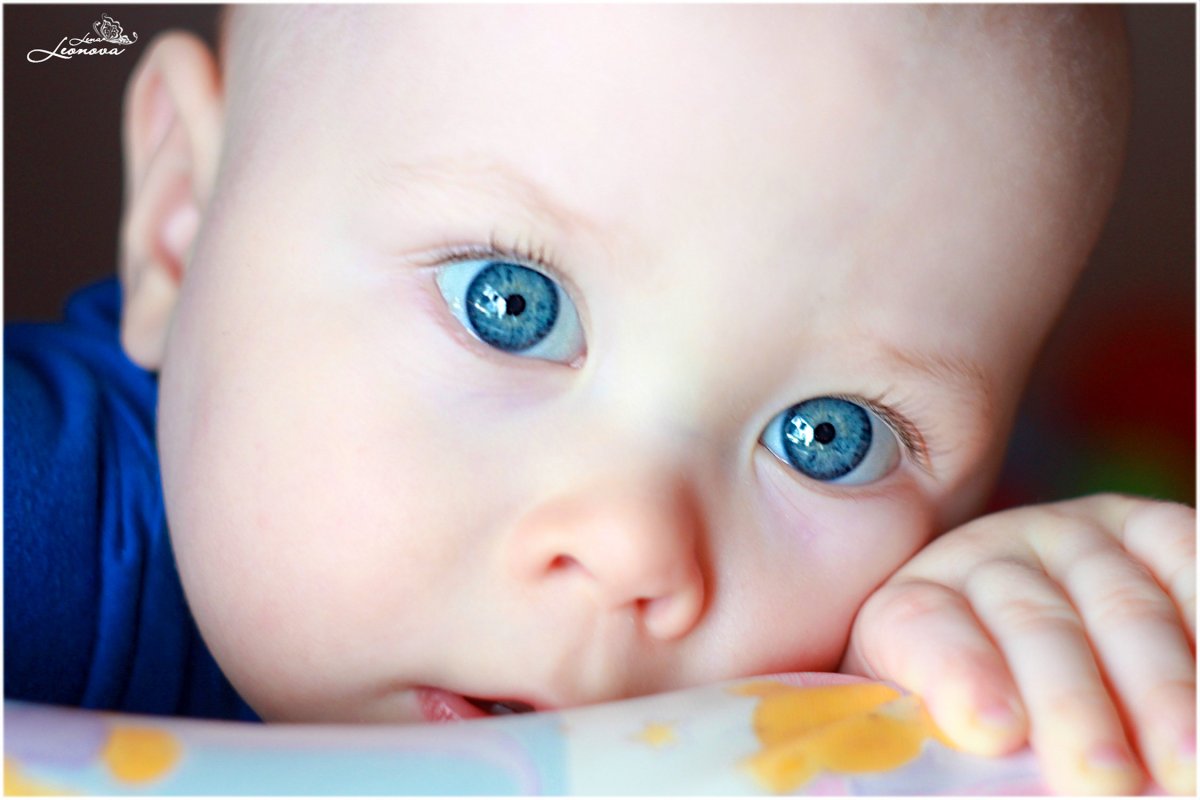 Синие глаза у ребенка