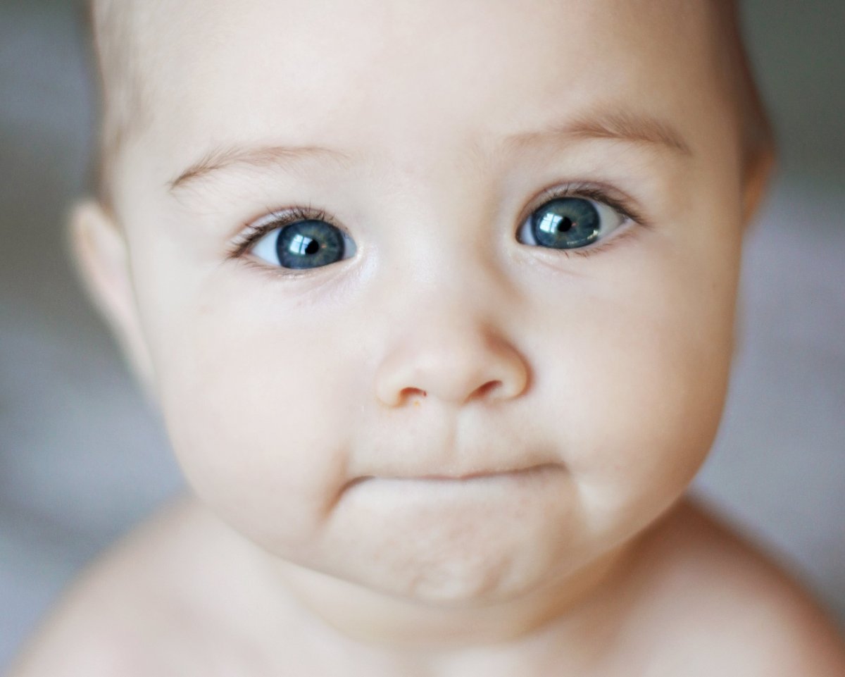 Дети с голубыми глазами