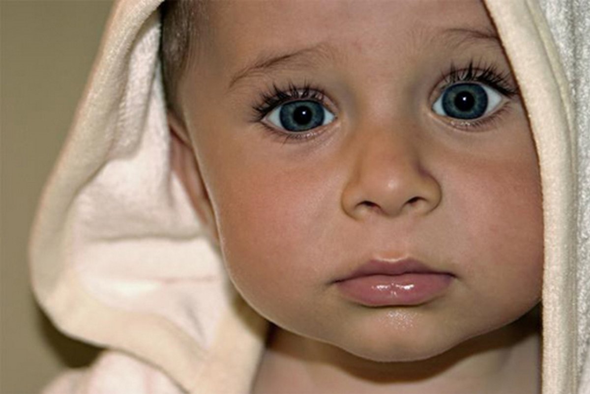 Дети с голубыми глазами