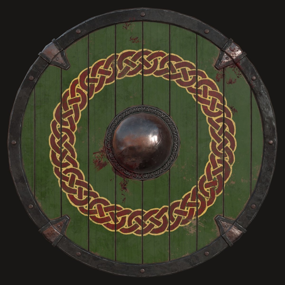 Круглый щит