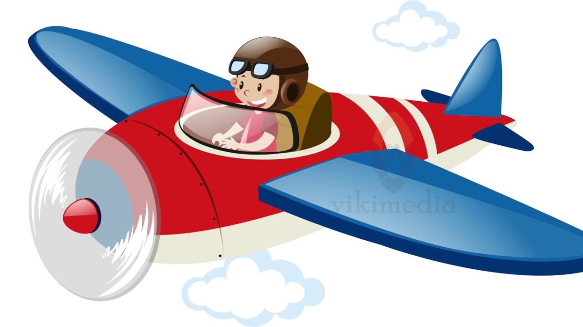 Детский фон самолеты