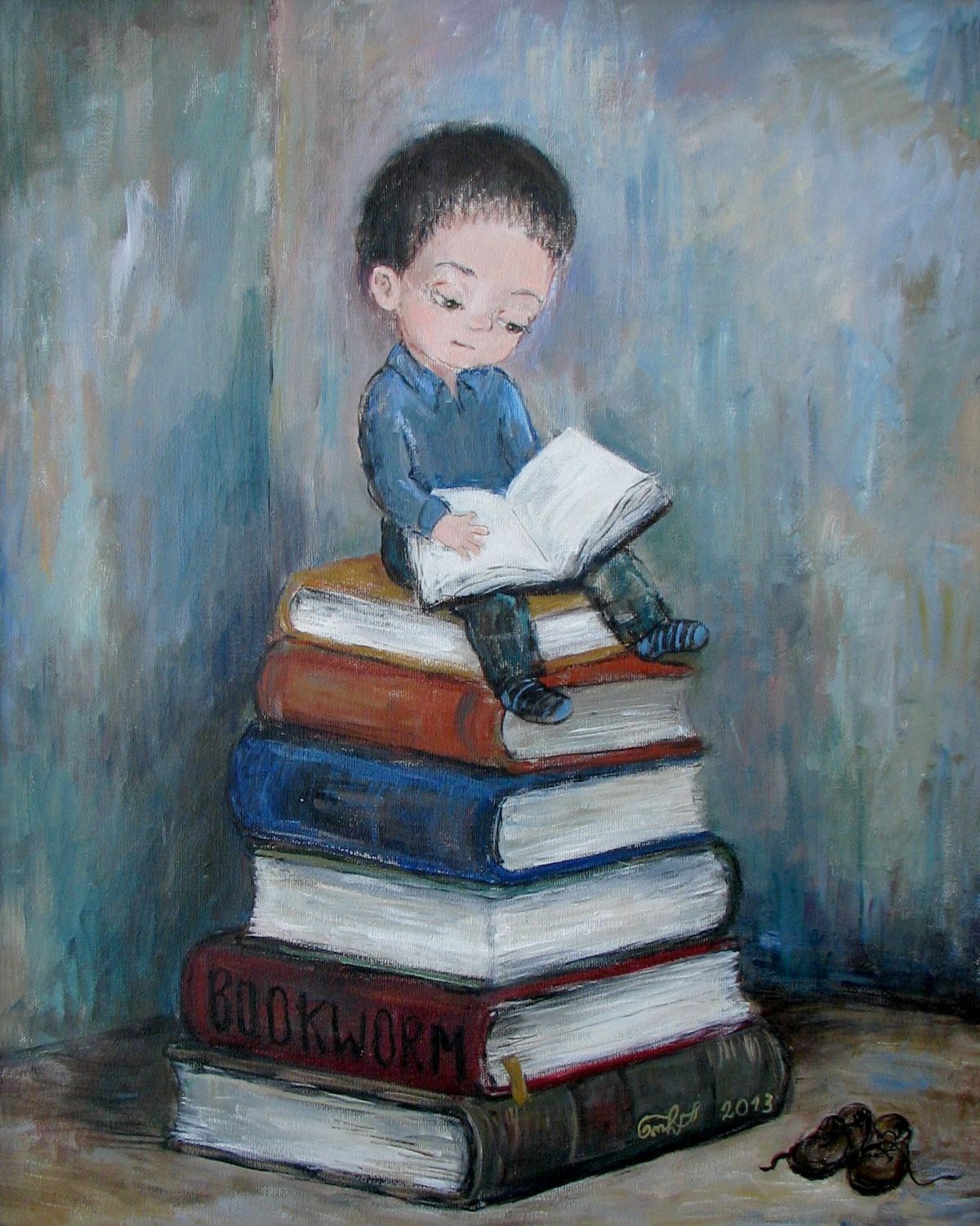 Картины Нино Чакветадзе мальчик