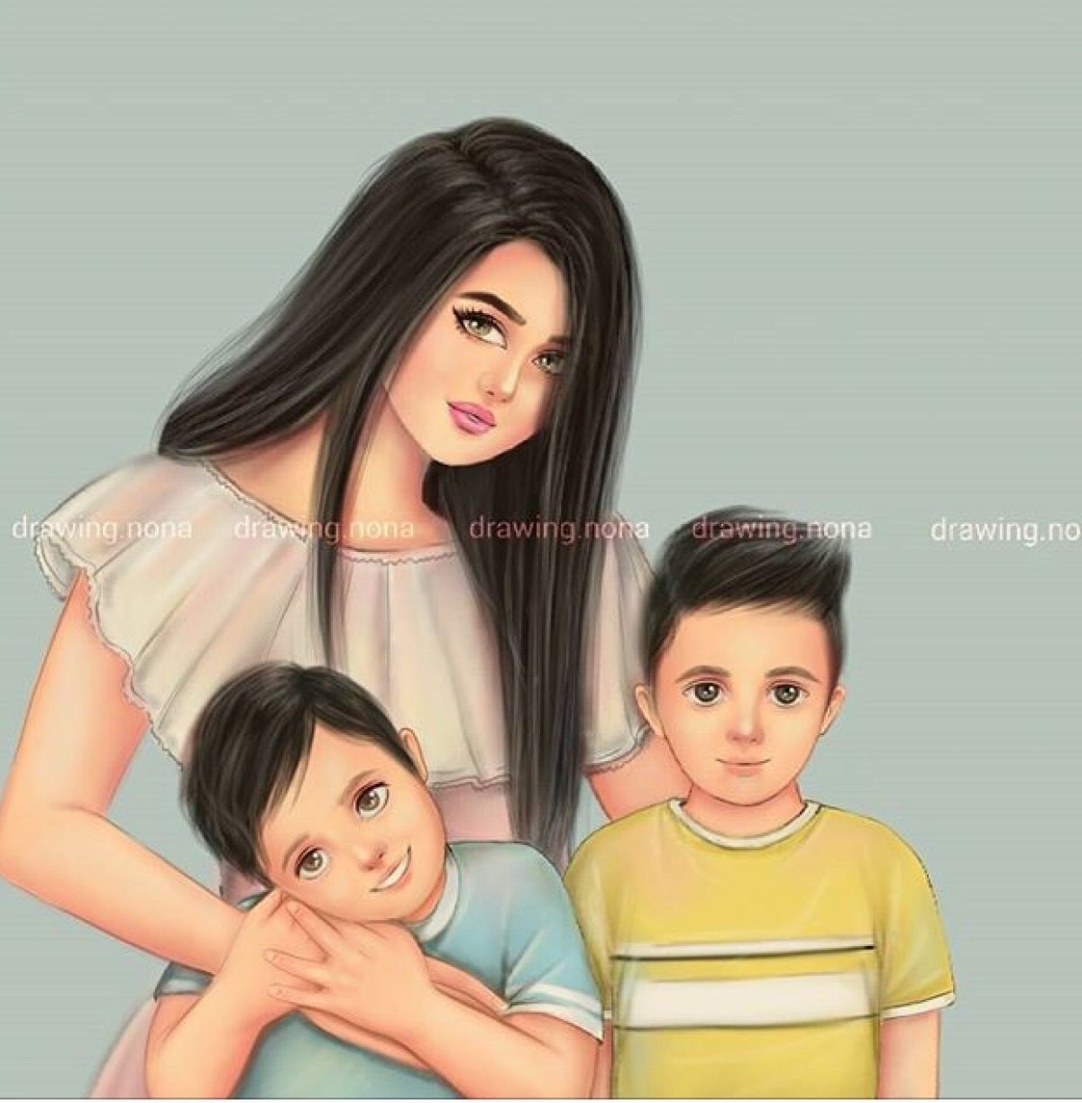 Семья рисунок