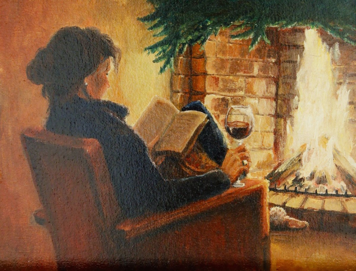 Современная молодежь с книжкой