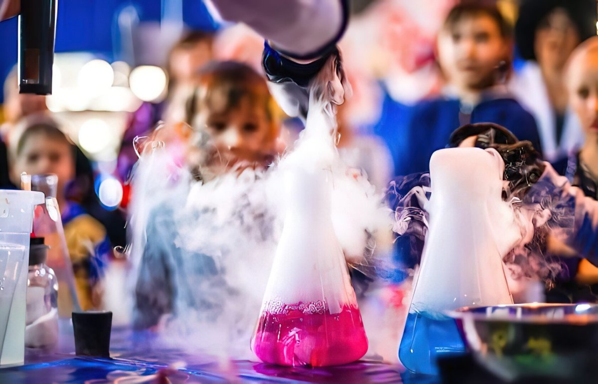 Колба с паром