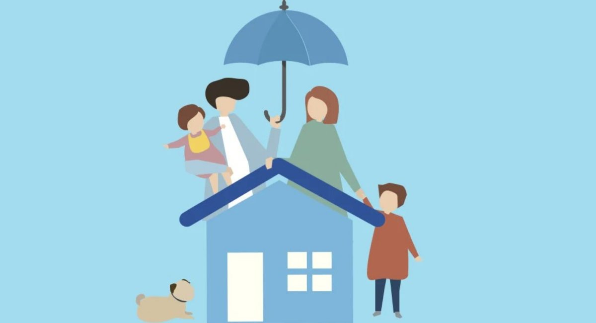 Семья в домике