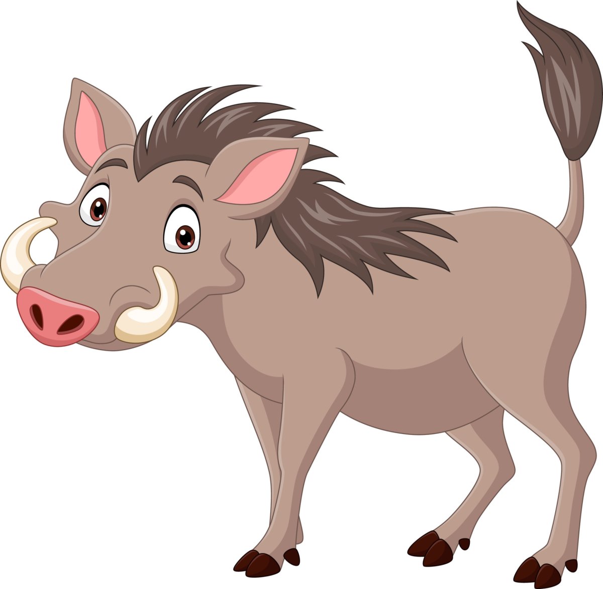 Бородавочник мультяшный