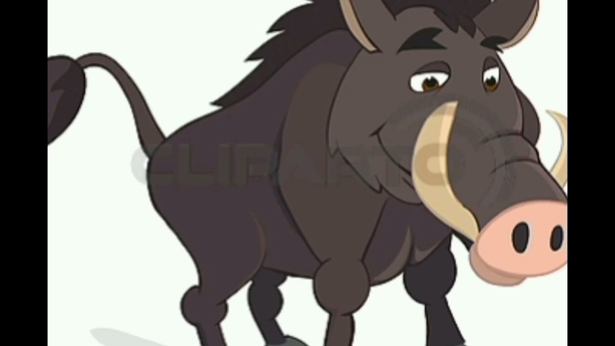 Кабанчик мультяшный