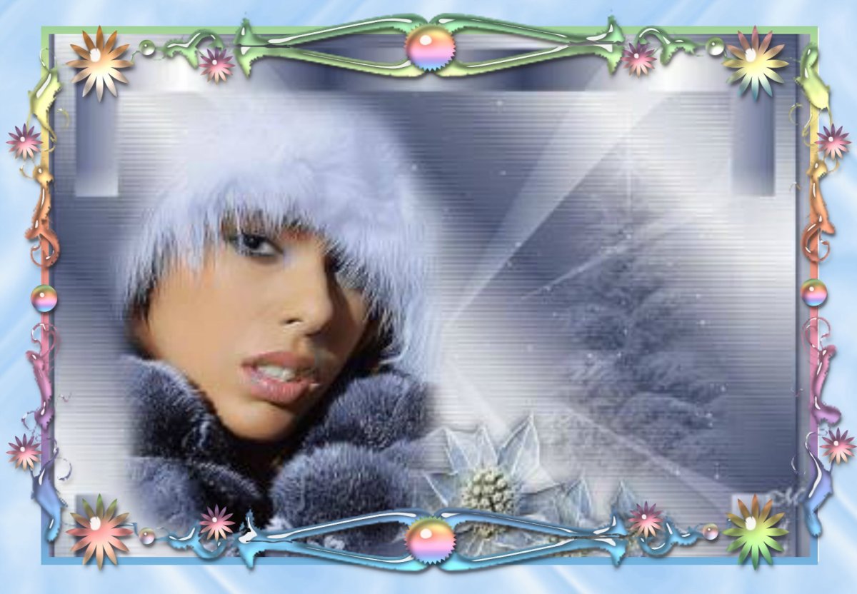 Женщина зима открытки