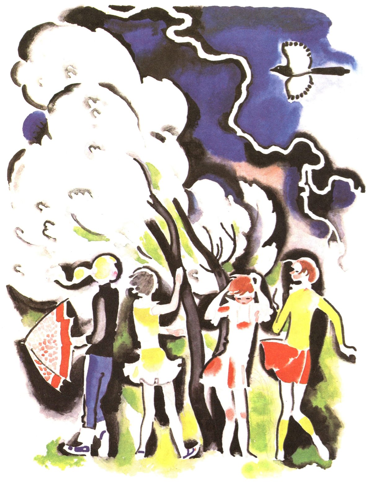 Стихотворение Барто Весенняя гроза