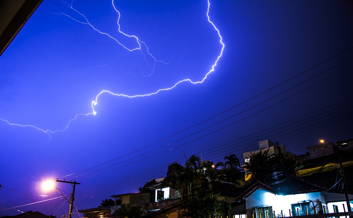 Электричество синий