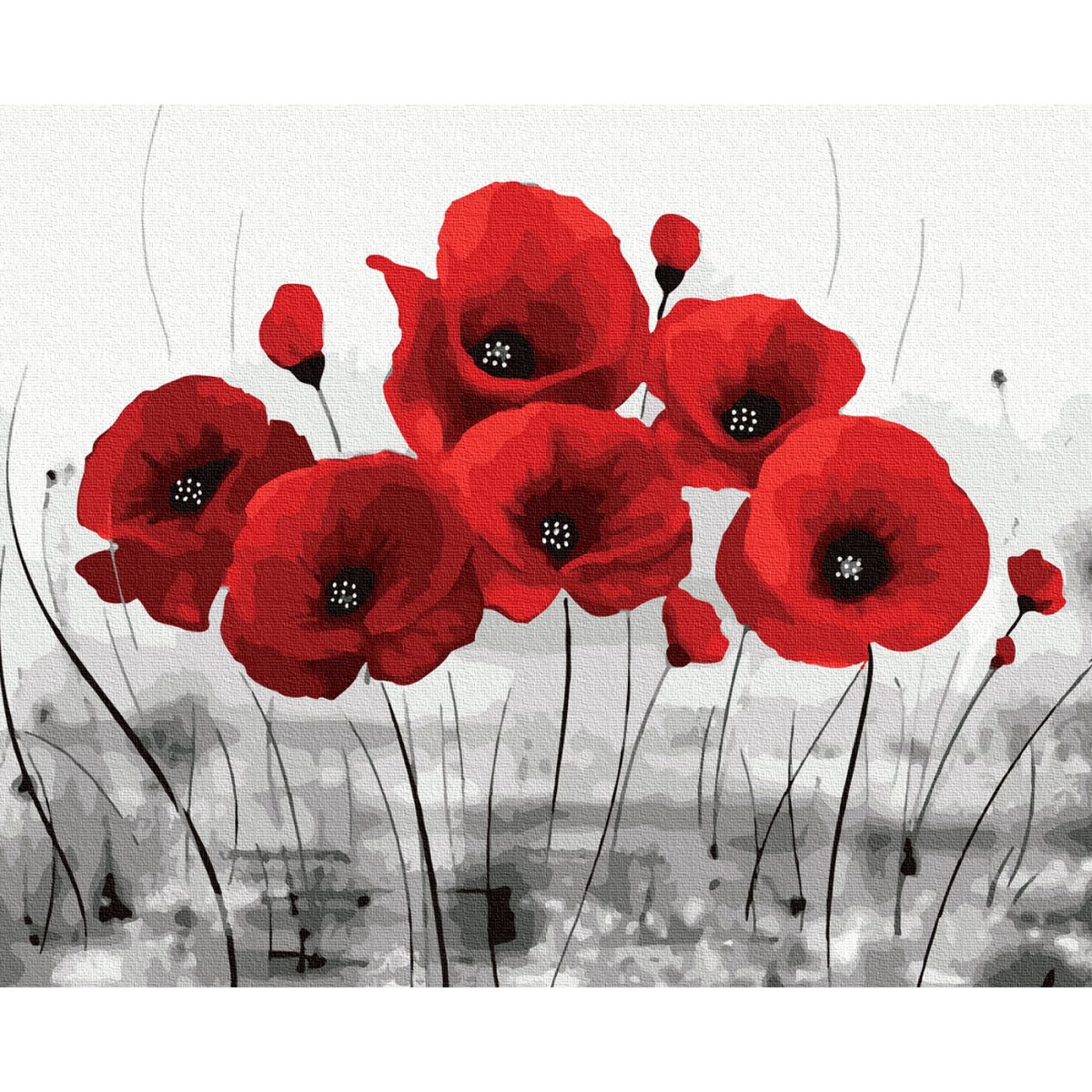 Красивый букет из маков