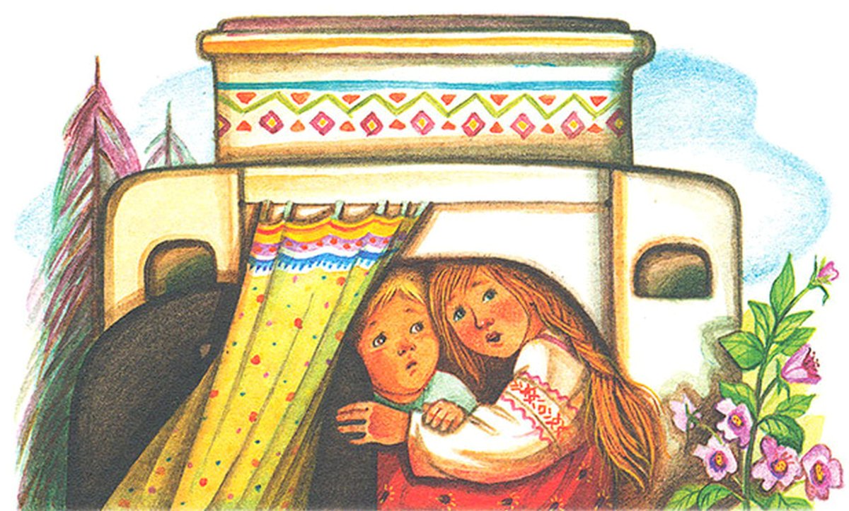 Декорации к сказке гуси лебеди