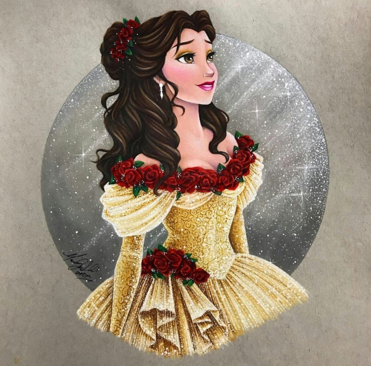 Принцесса Жасмин в платье арт