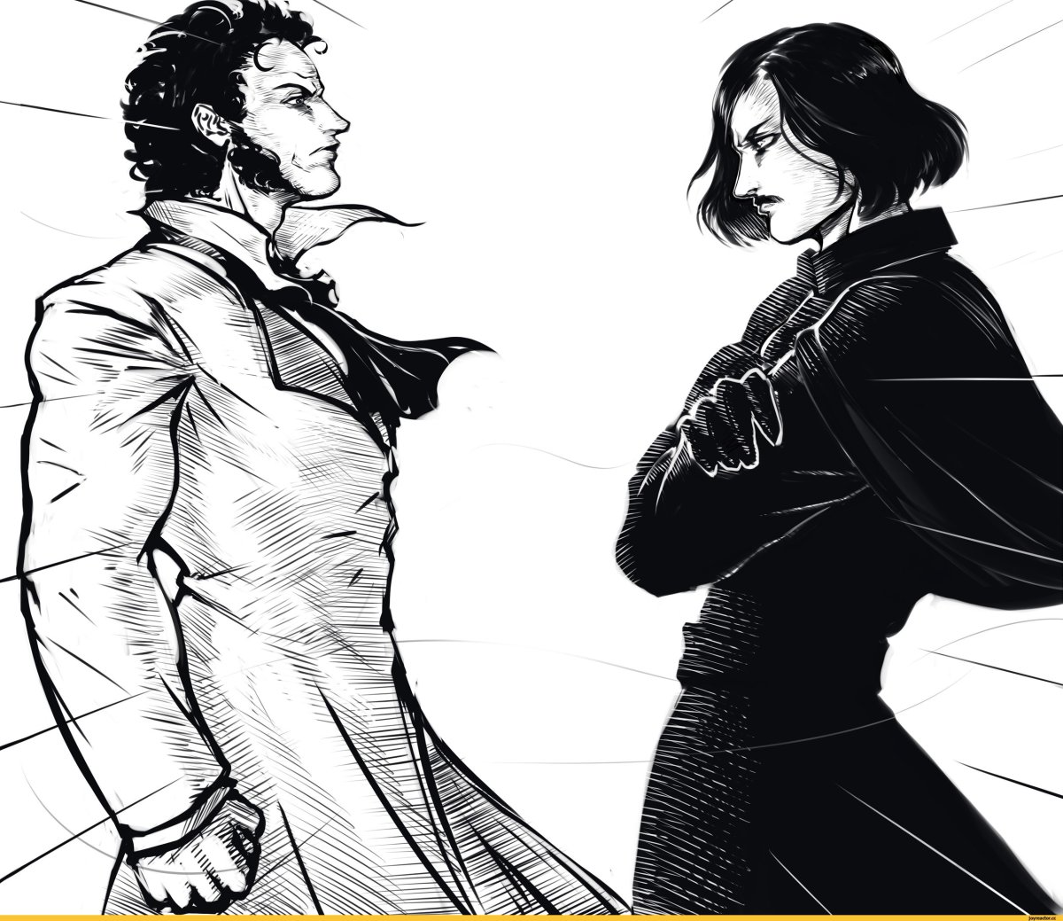 Гоголь и Пушкин