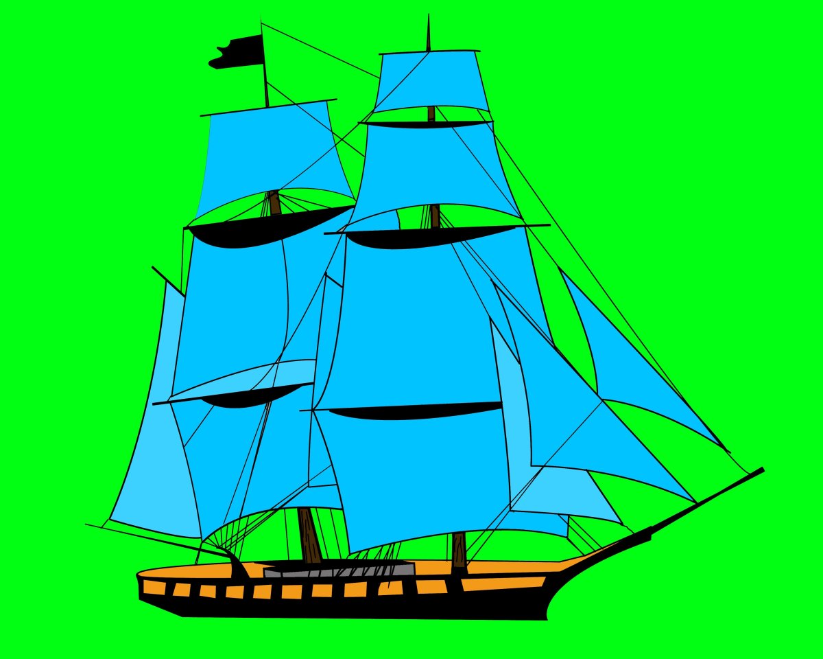 Бригантина корабль для детей