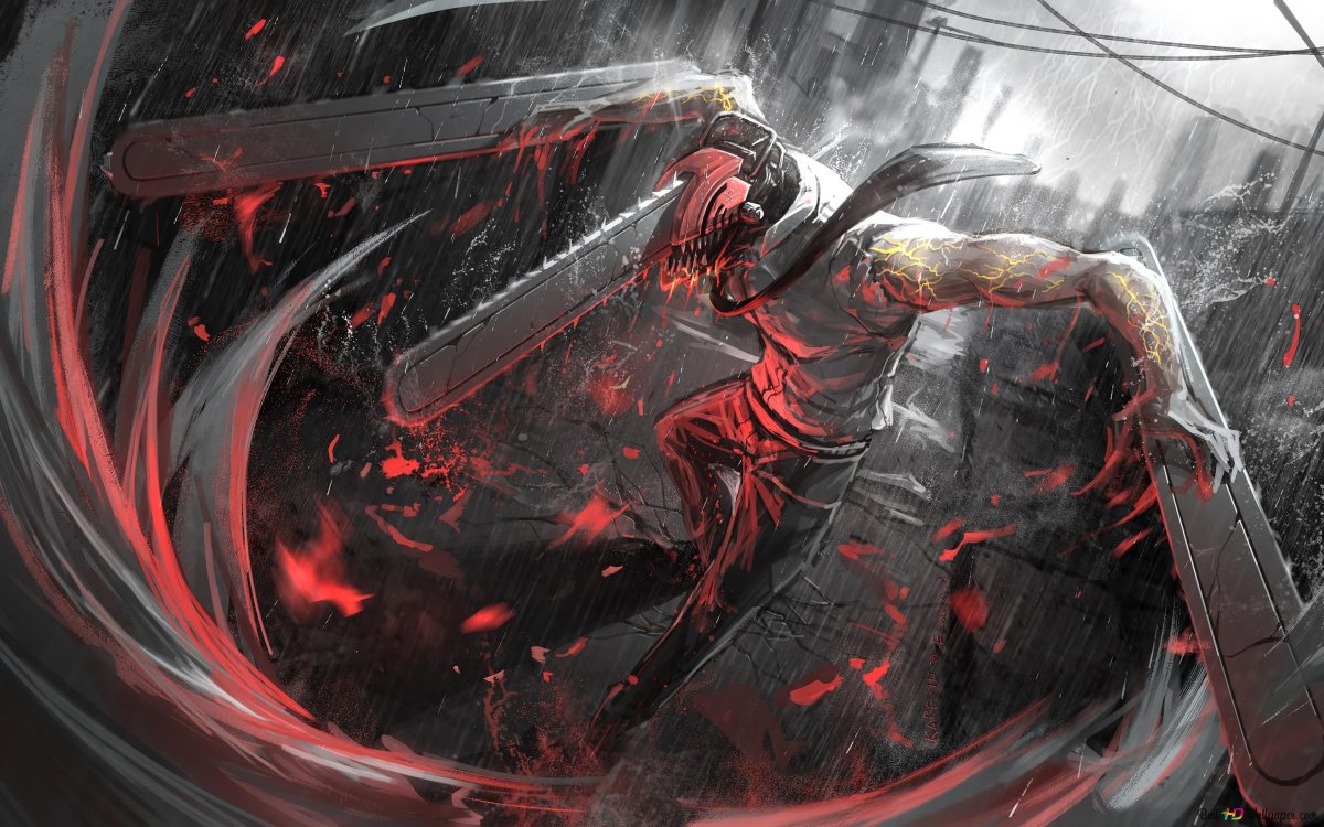 Денджи человек бензопила арт