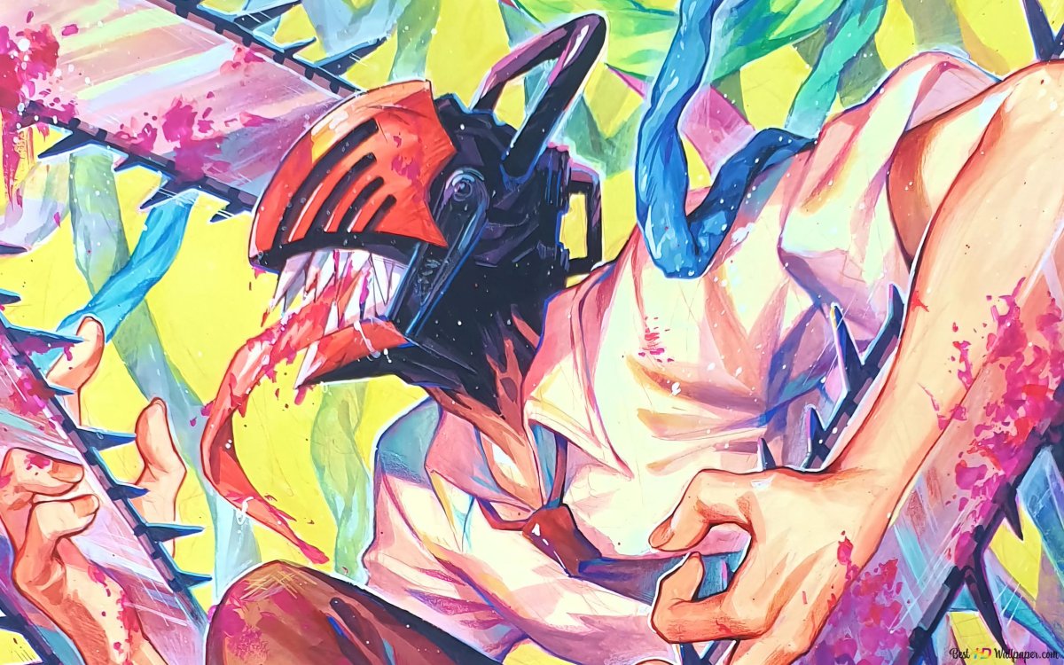 Человек бензопила аниме Денджи