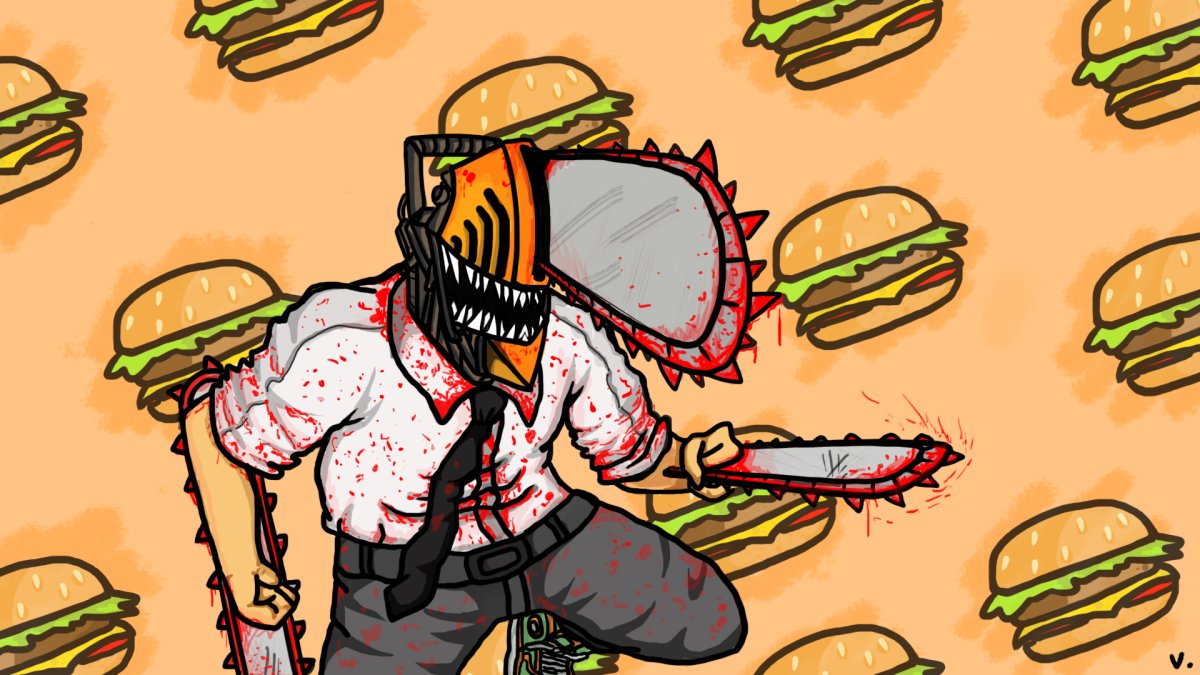 Пуэр человек бензопила