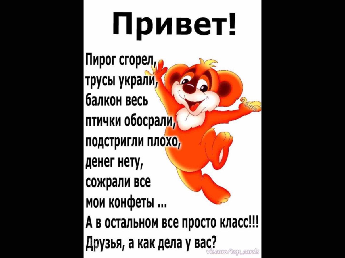 Привет как дела