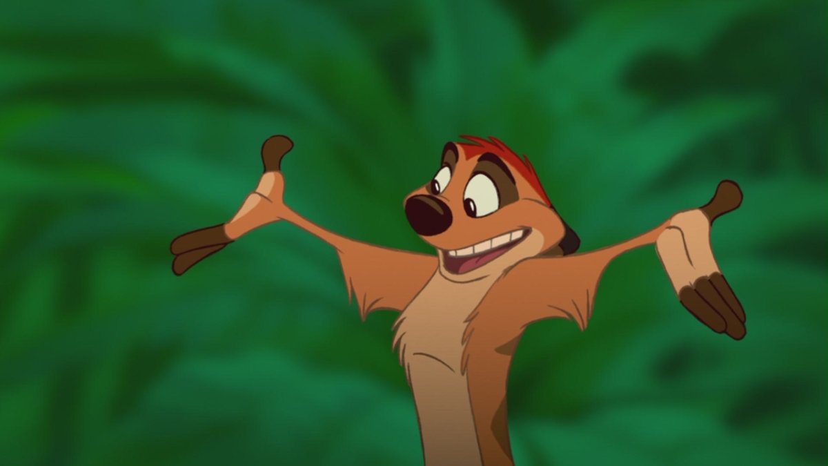 Сурикат из мультика Король Лев