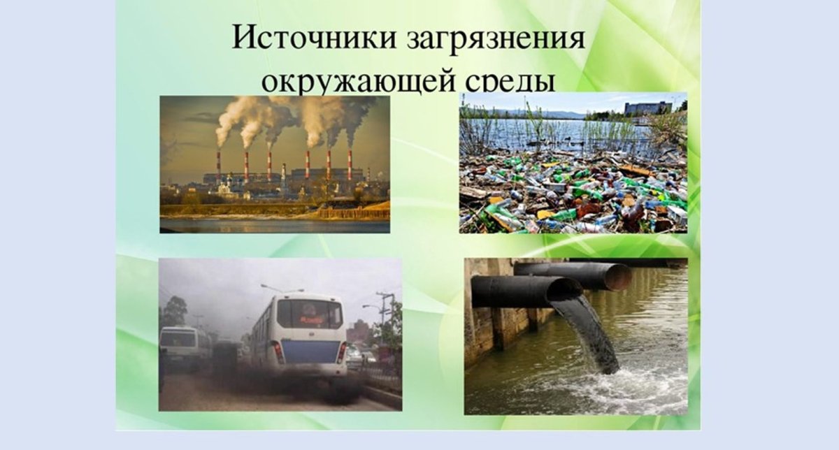 Источники загрязнения окружающей среды