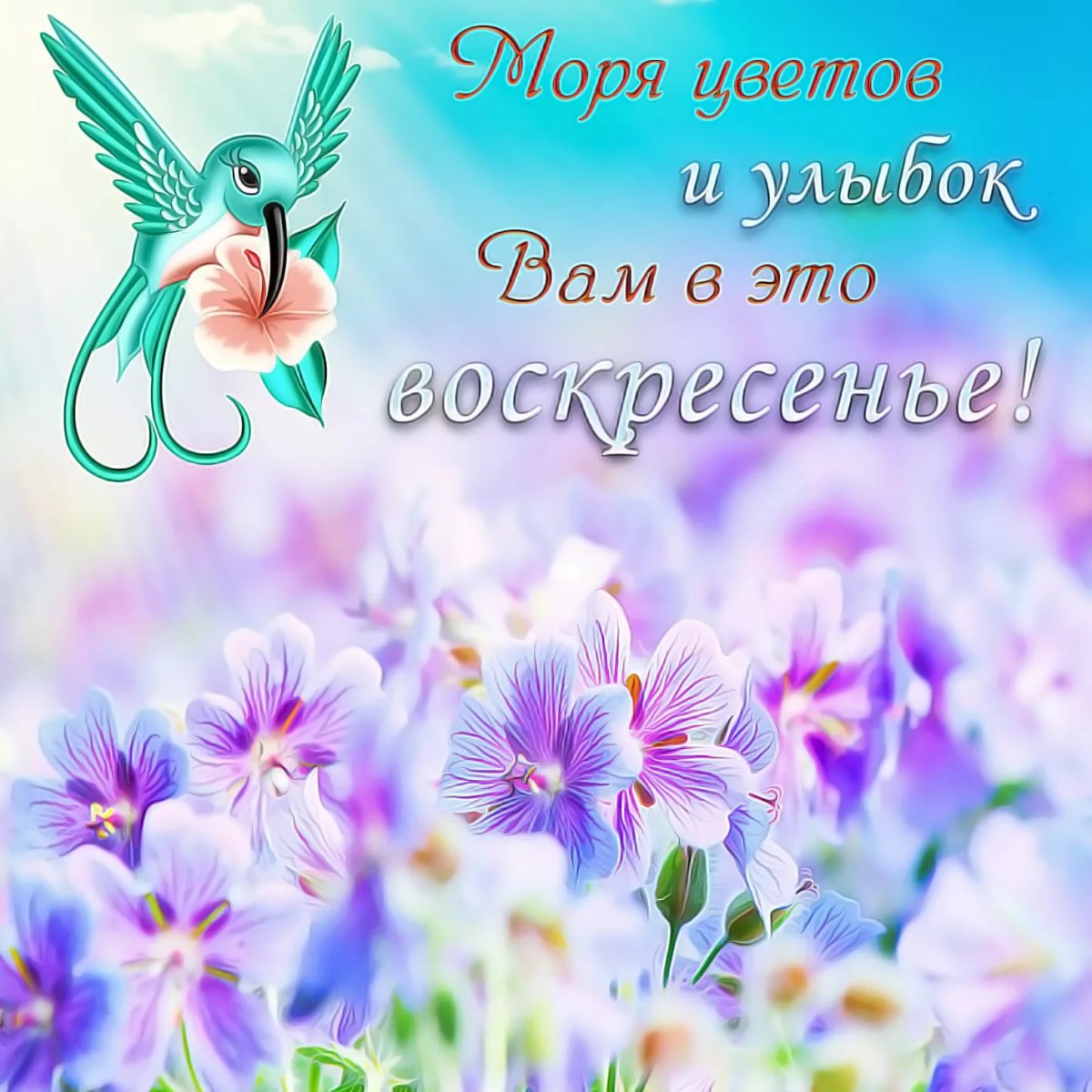 Воскресного дня пожелания