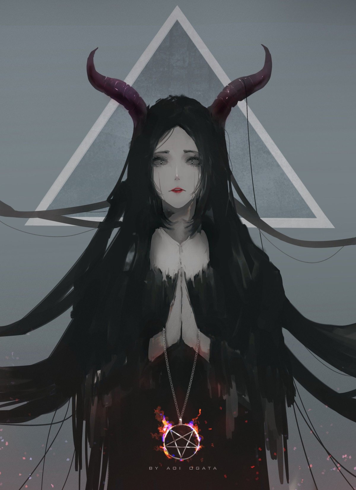 Aoi Ogata аниме демон