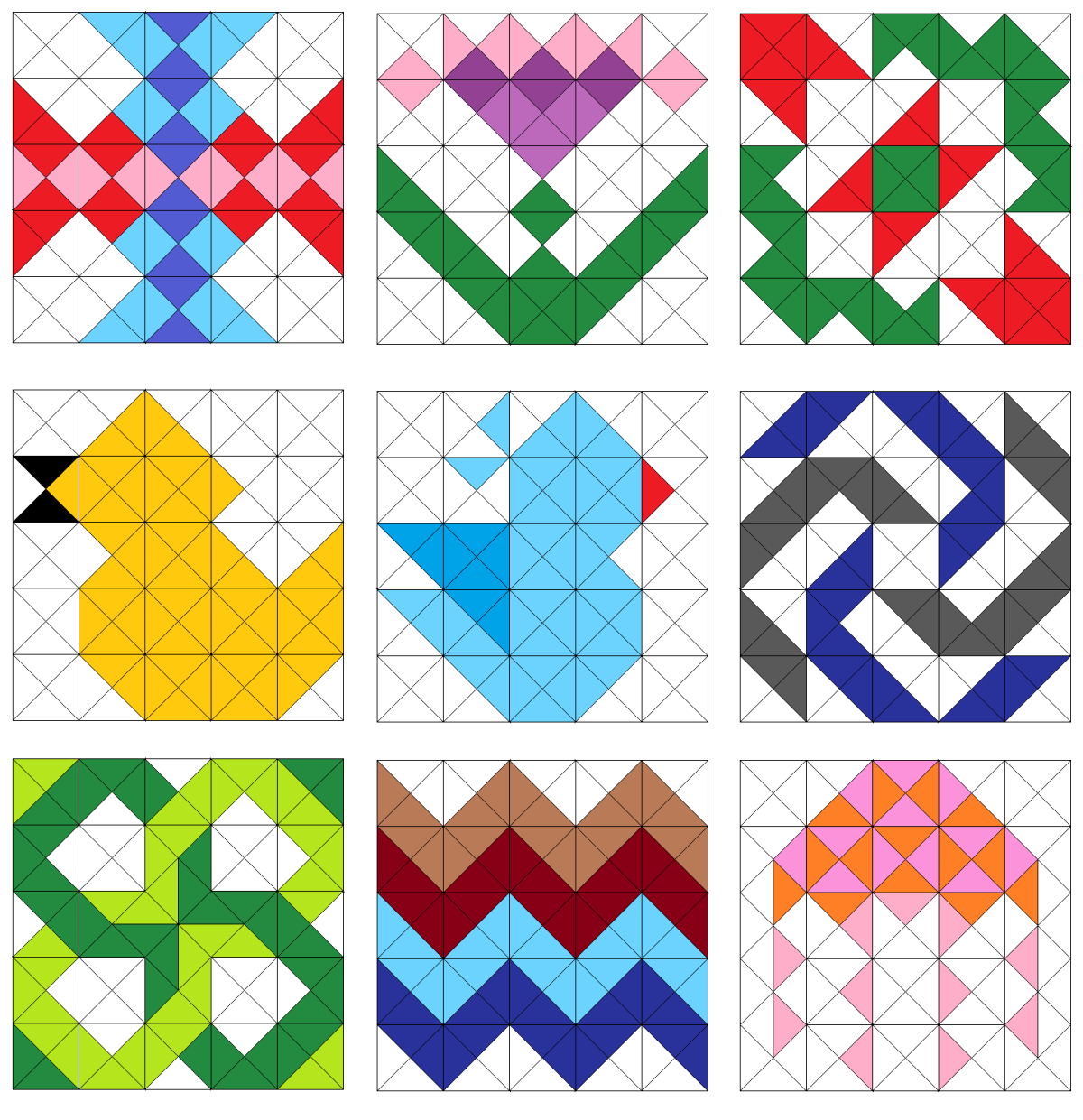 Орнамент из треугольников