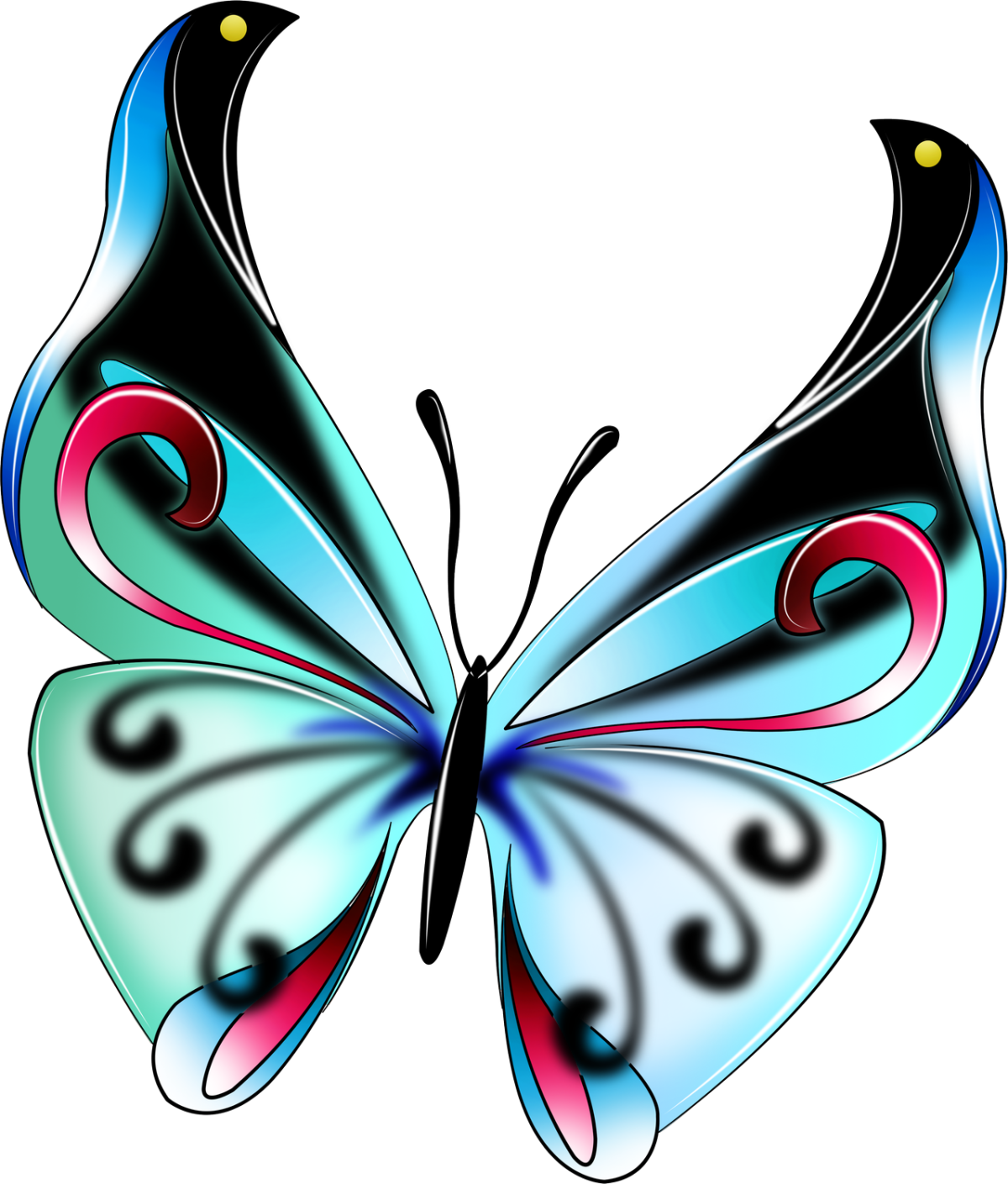 Бабочка рисунок