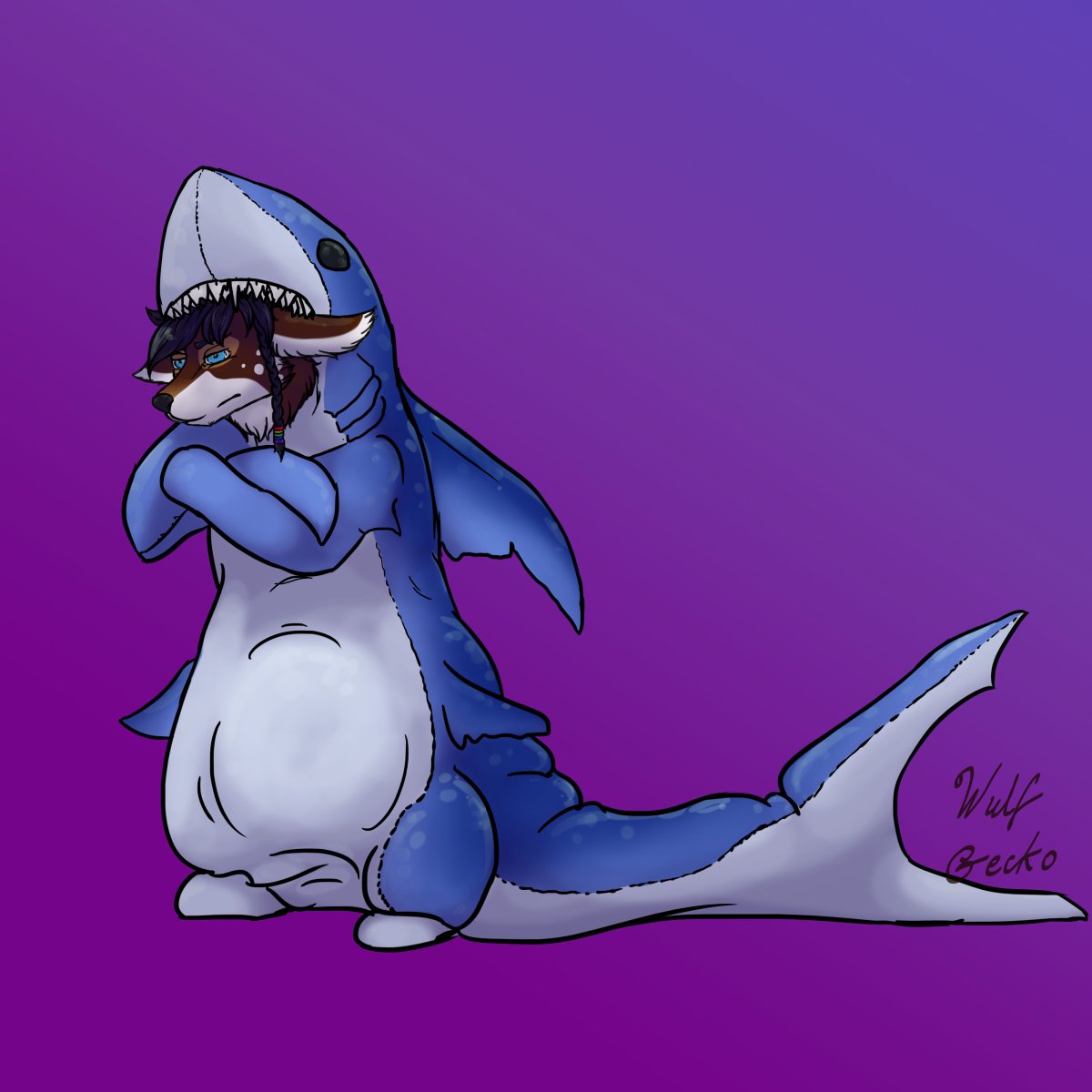 Костюм акулы Мем