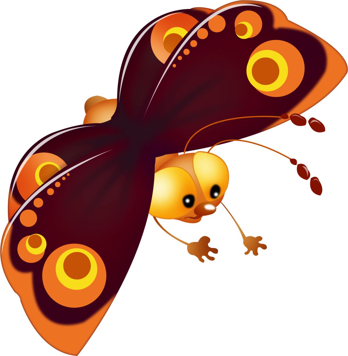 Цветочки и бабочки для вырезания