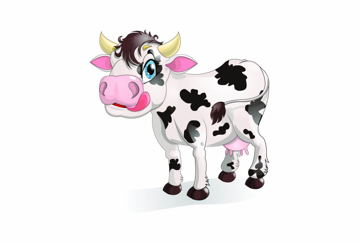 Телята мультяшные