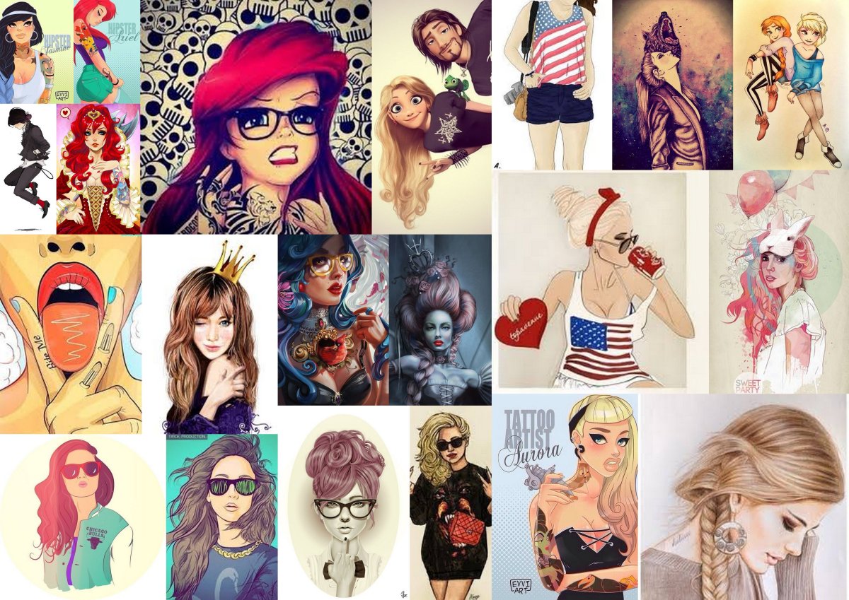 Коллаж для личного дневника