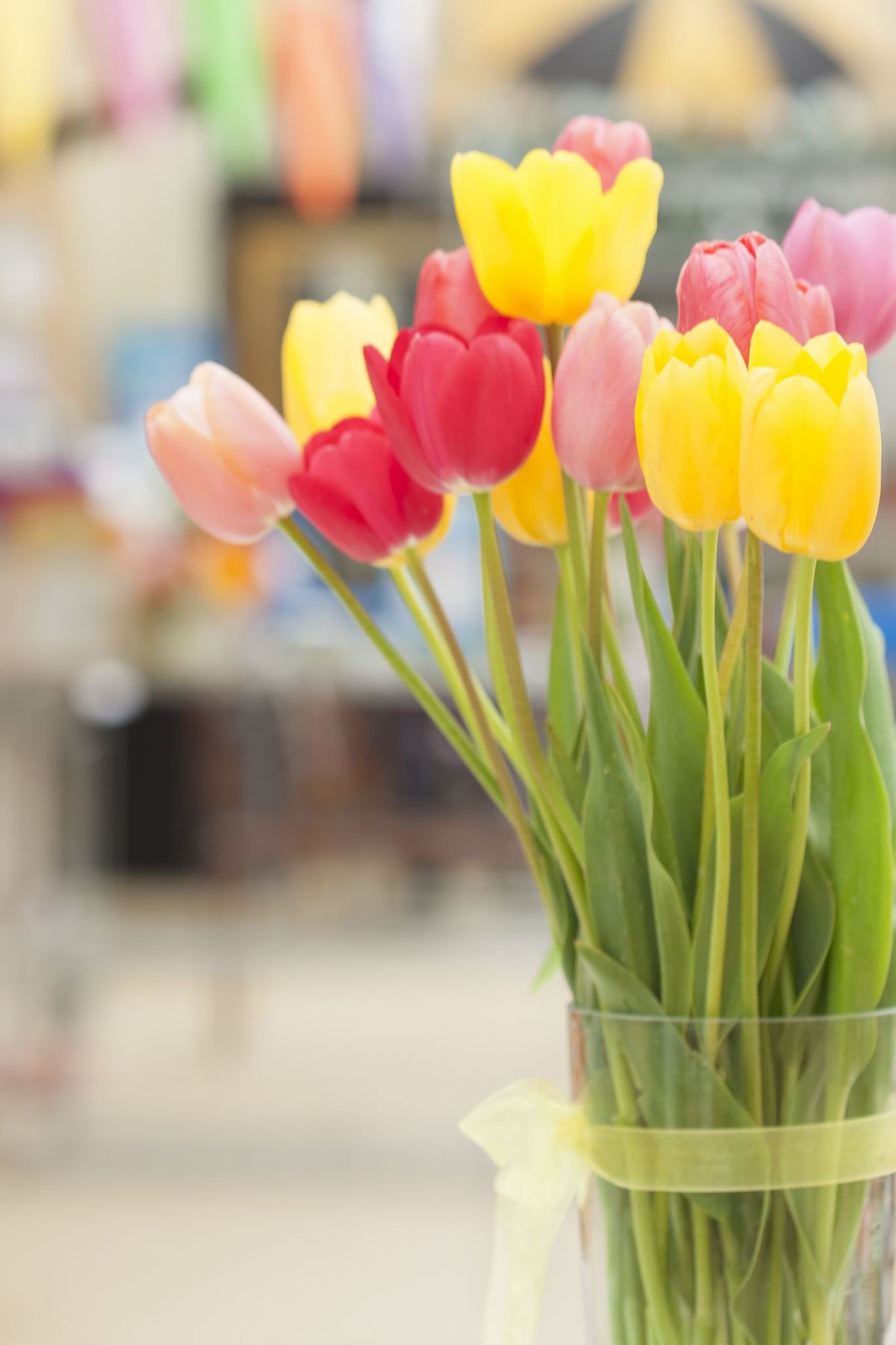 Открытки с добрым утром с тюльпанами