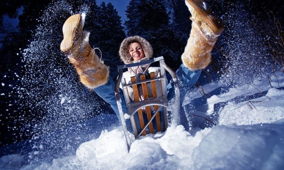 Очень красивый Снеговик