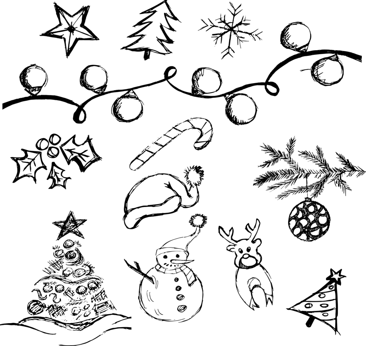 Милые новогодние Стикеры