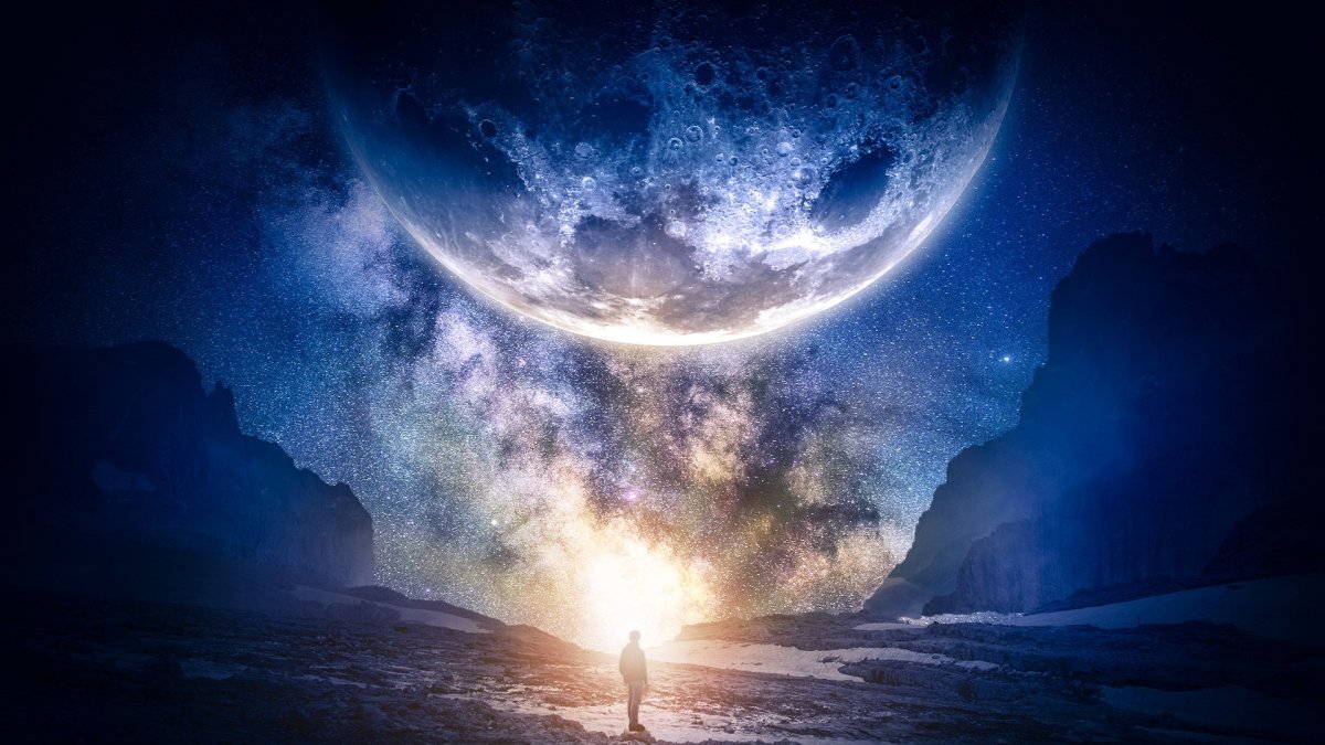 Фантастическое ночное небо