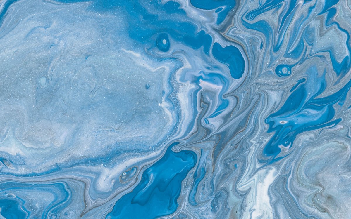 Голубые разводы